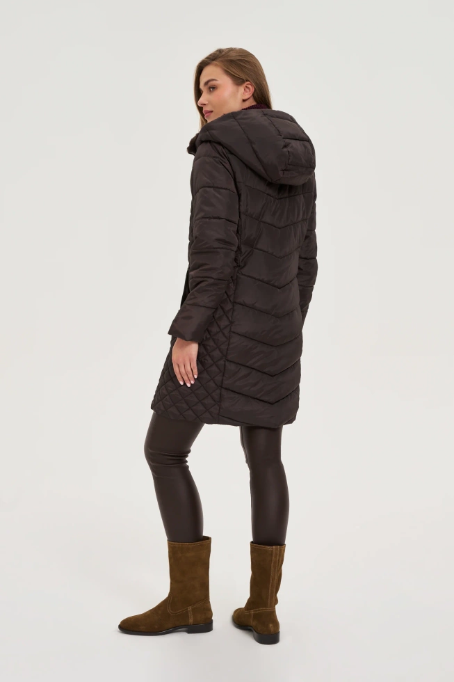 WOMEN'S JACKETS Z-KU-4803 BROWN-set