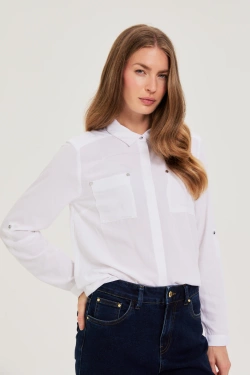 WOMEN'S SHIRT Z-KO-4809 WHITE