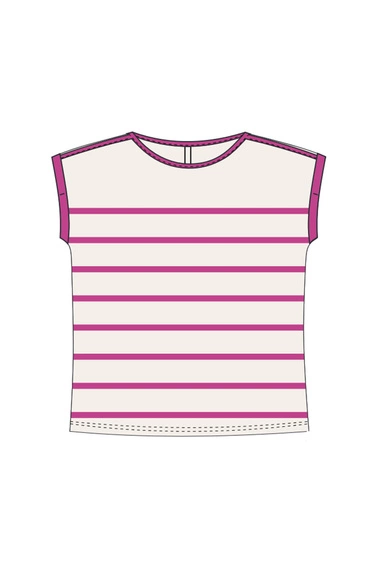 WOMEN'S TSHIRT L-TS-4655 FUCHSIA