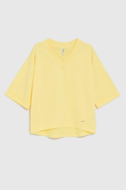 WOMEN'S SWEATSHIRT L-BL-4908 L.YELLOW