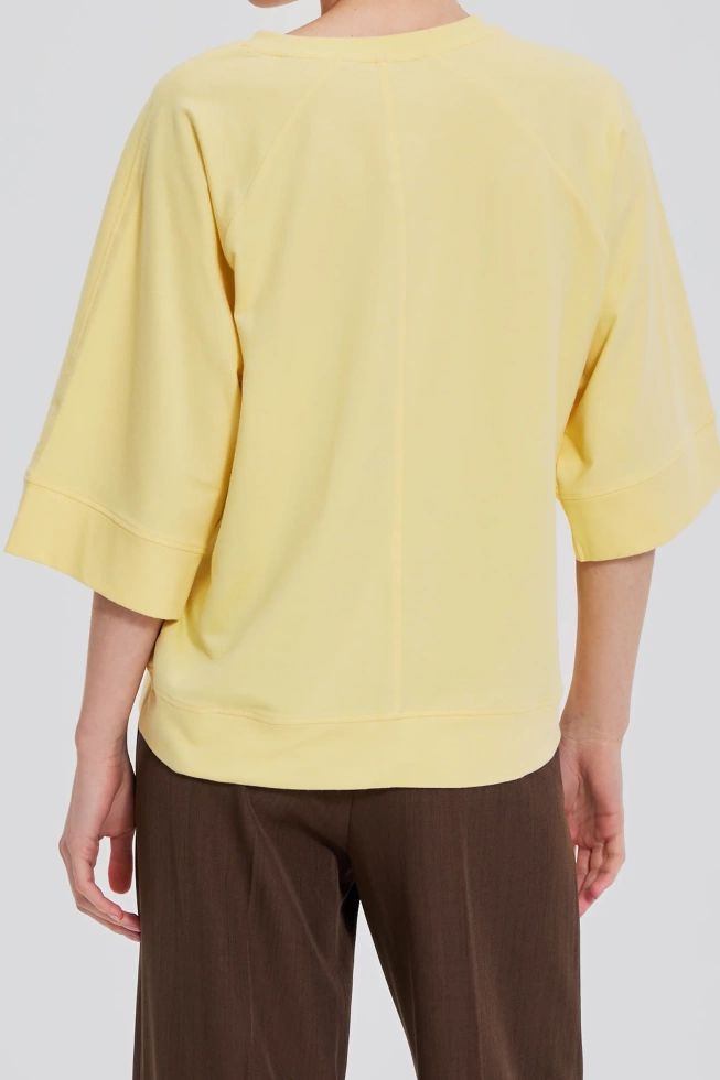 WOMEN'S SWEATSHIRT L-BL-4903 L.YELLOW