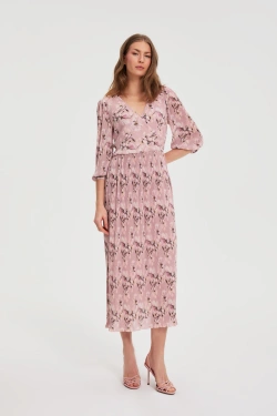 SUKIENKA DAMSKA L-SU-4922 DUSTY PINK