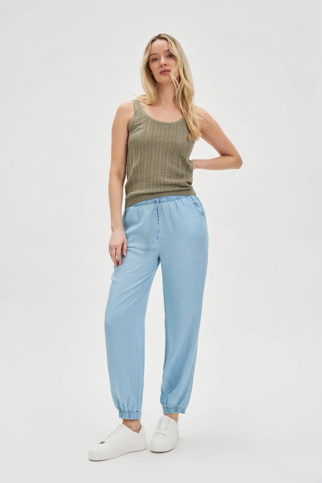 WOMEN'S PANTS L-SP-4620 BLUE-set