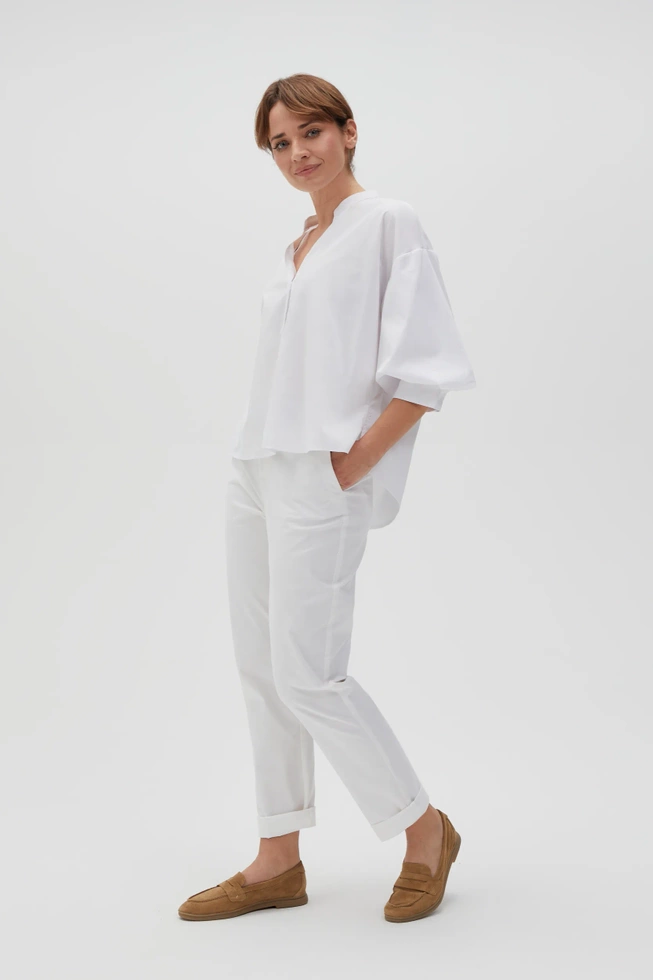 WOMEN'S SHIRT L-KO-4615 WHITE