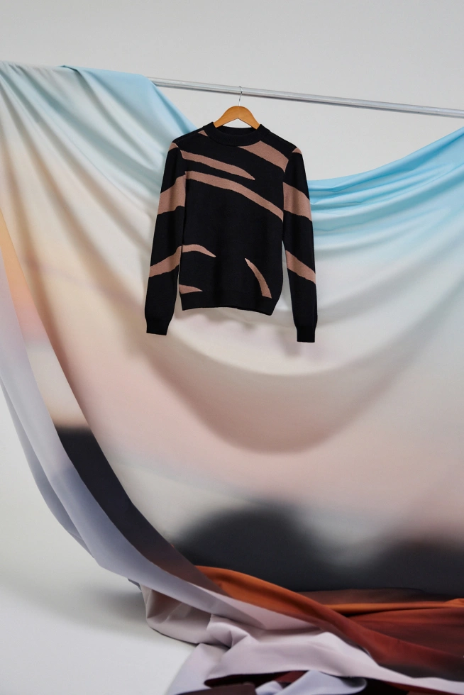 WOMEN'S SWEATER Z-SW-4845 BLACK