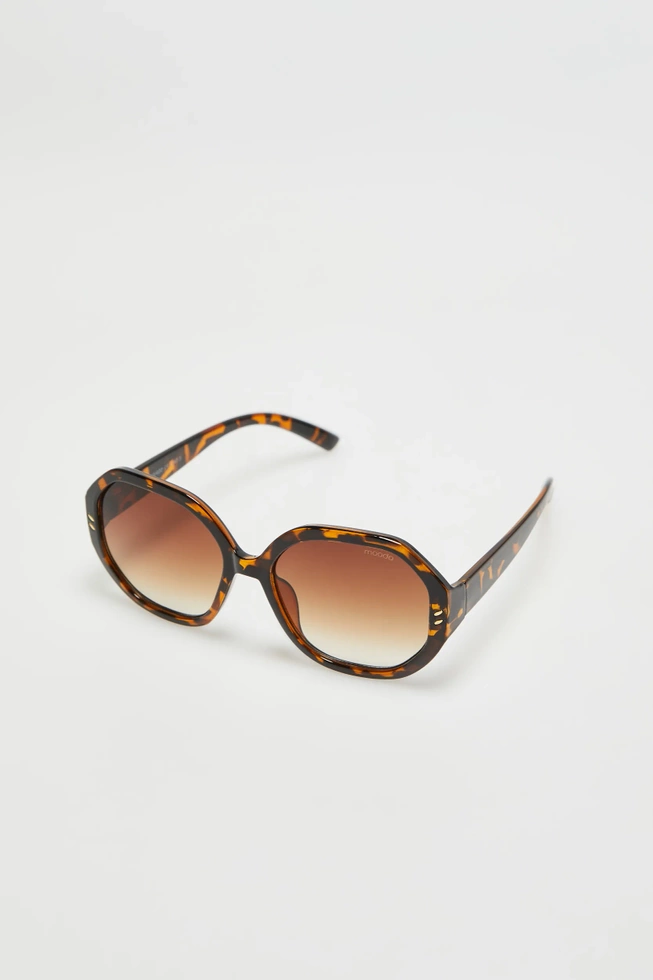 OKULARY DAMSKIE L-OK-4307 BROWN-pakiet