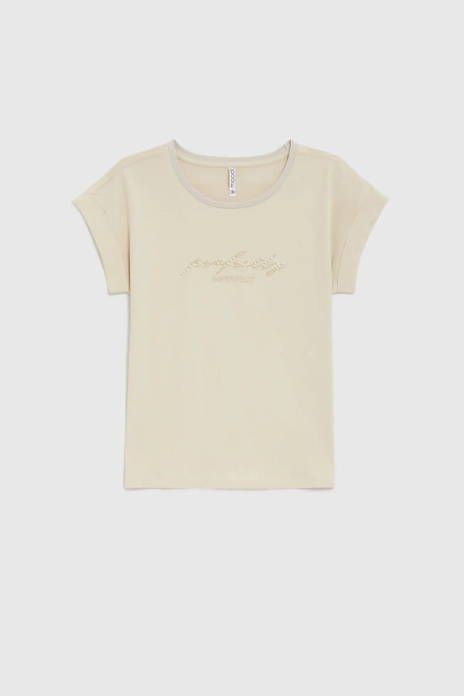 KOSZULKA DAMSKA L-TS-4918 L.BEIGE