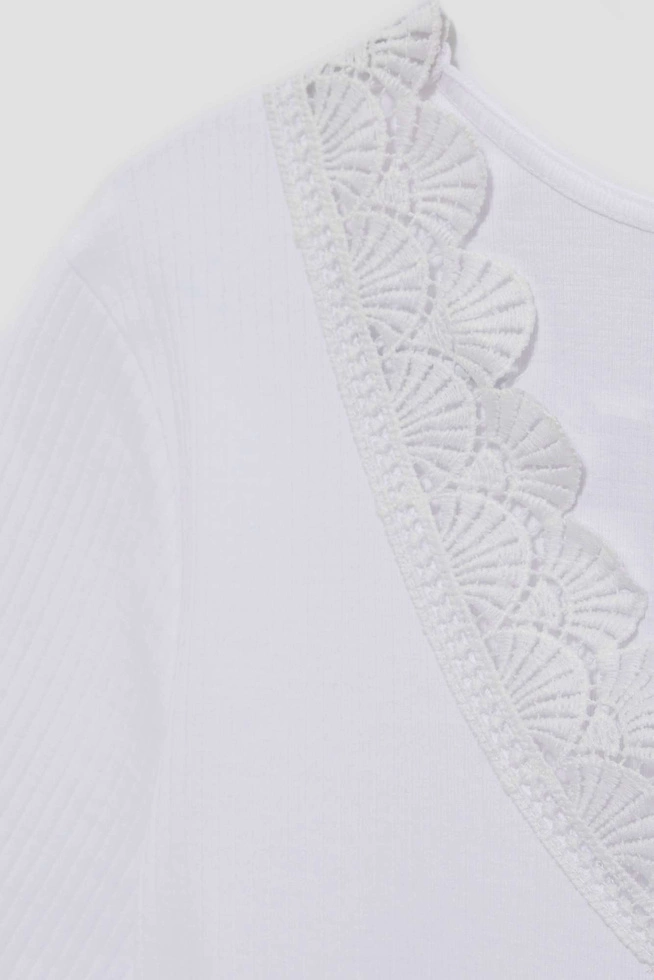 LADIES TSHIRT L-TS-4084 WHITE
