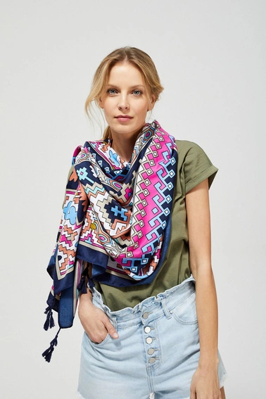 SCARF L-SZ-3139 MULTICOLOUR