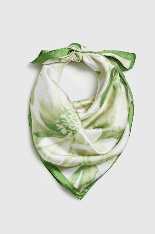 WOMEN'S SCARF L-SZ-4919 GREEN