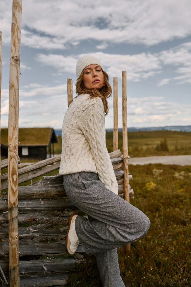 SWETER DAMSKI Z-SW-4859 OFF WHITE