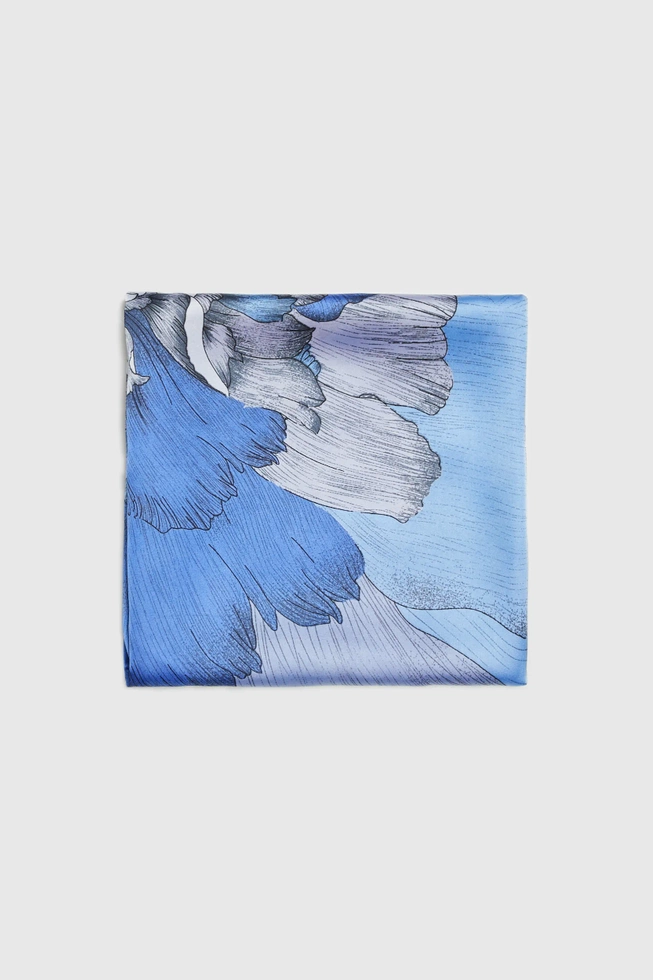 WOMEN'S SCARF L-SZ-4625 BLUE
