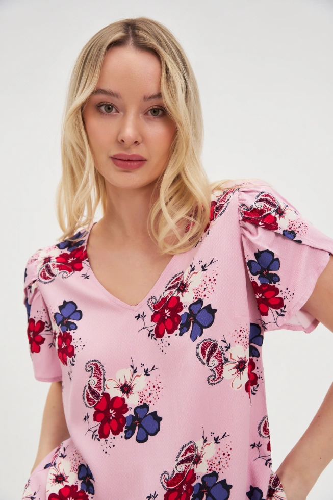 KOSZULA DAMSKA L-KO-4622 PINK