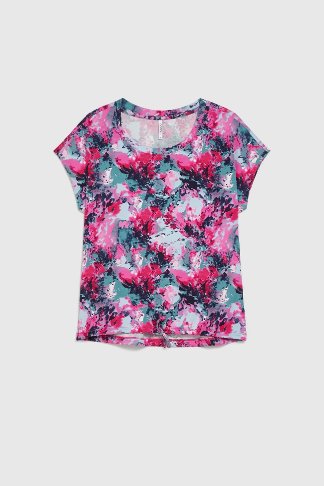 KOSZULKA DAMSKA L-TS-4695 FUCHSIA