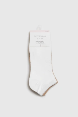 WOMEN'S SOCKS L-SK-4911 OFF WHITE-set