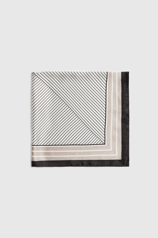 WOMEN'S SCARF L-SZ-4908 BLACK