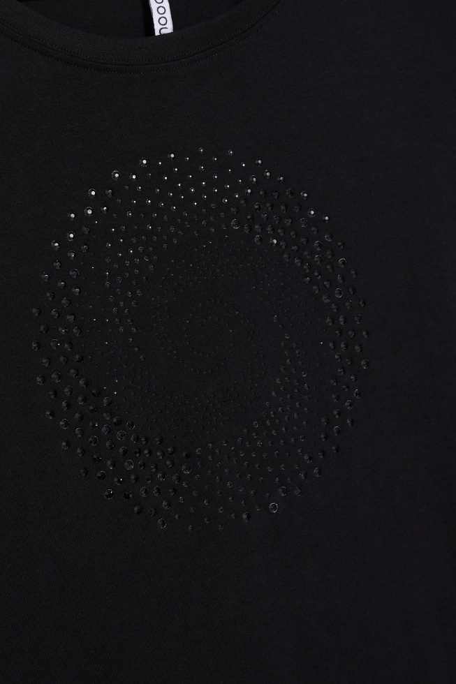 WOMEN'S TSHIRT L-TS-4921 BLACK