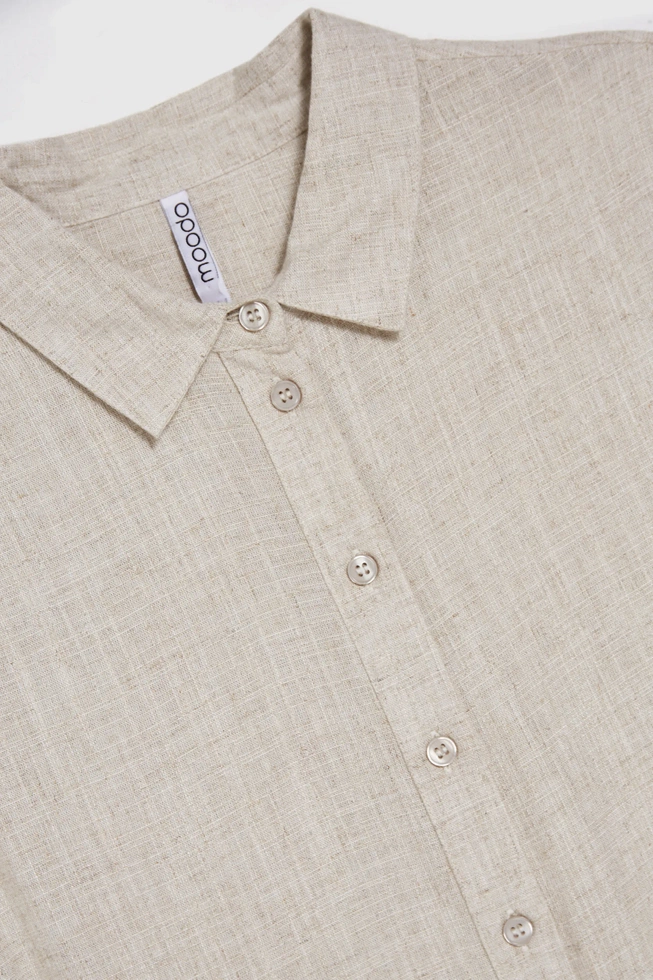 KOSZULA DAMSKA L-KO-4643 L.BEIGE MEL