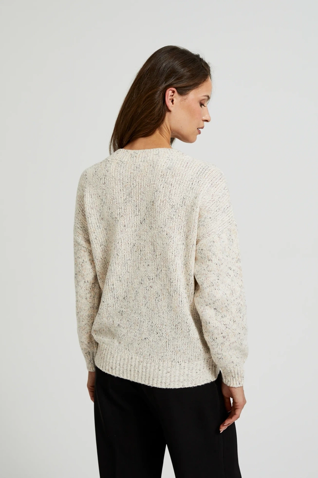 WOMEN'S SWEATER Z-SW-4501 L.BEIGE MEL