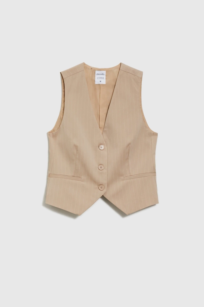 MARYNARKA DAMSKA L-KA-4614 L.BEIGE
