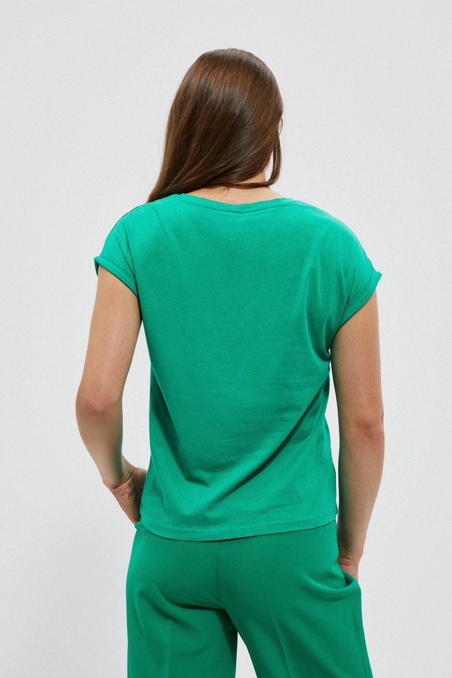 LADIES TSHIRT L-TS-4035 GREEN