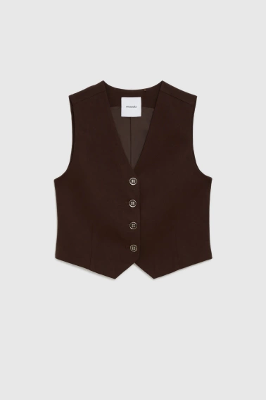 WOMEN'S BLAZER L-KA-4928 D.BROWN