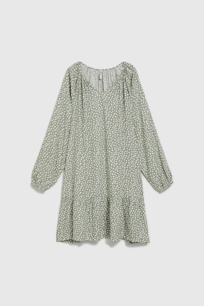 WOMEN'S DRESS L-SU-4608 OLIVE