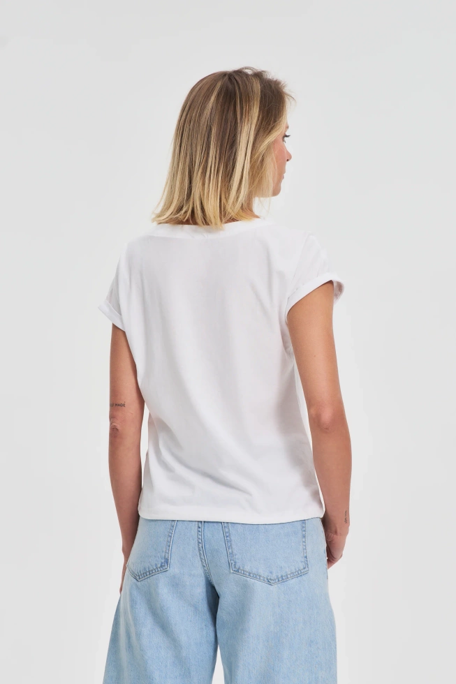 WOMEN'S TSHIRT L-TS-4636 WHITE-set