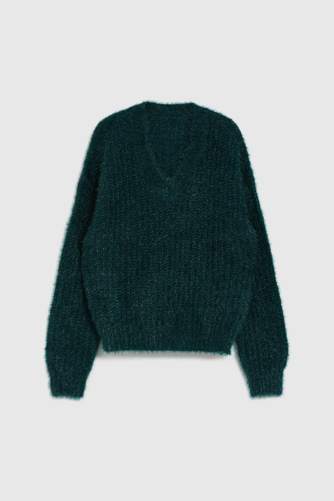 WOMEN'S SWEATER Z-SW-4541 D.GREEN