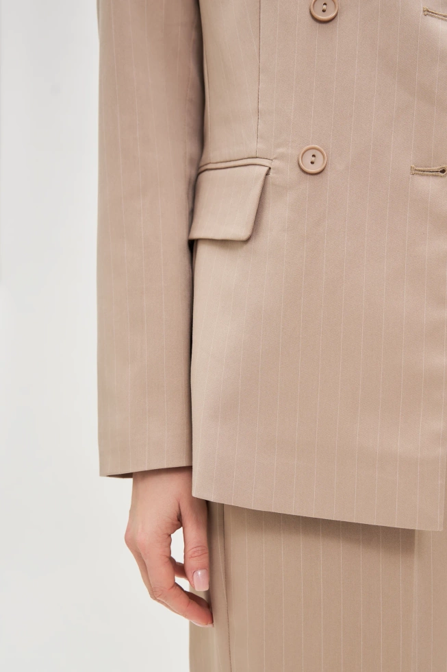 MARYNARKA DAMSKA L-MR-4613 L.BEIGE