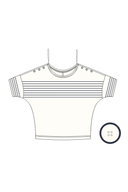 WOMEN'S SWEATSHIRT L-BL-4914 OFF WHITE