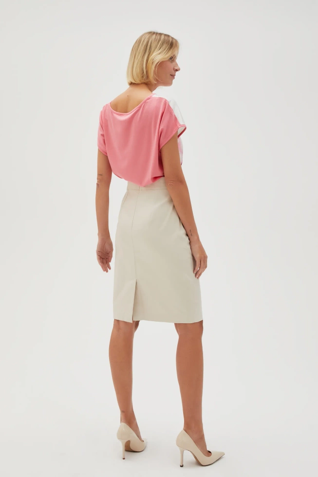 WOMEN'S SKIRT L-SC-4606 L.BEIGE