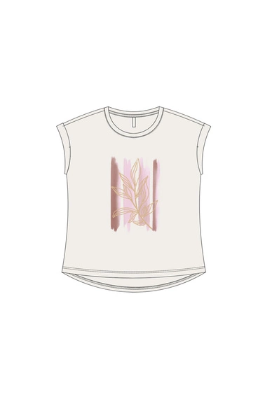 WOMEN'S TSHIRT L-TS-4953 OFF WHITE-set