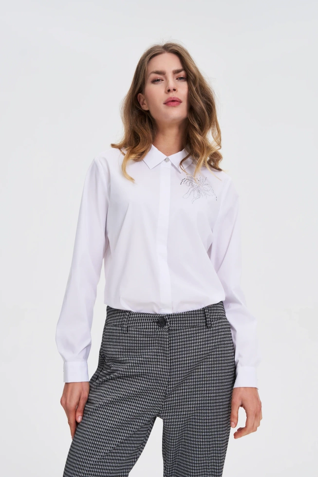 WOMEN'S SHIRT Z-KO-4812 WHITE