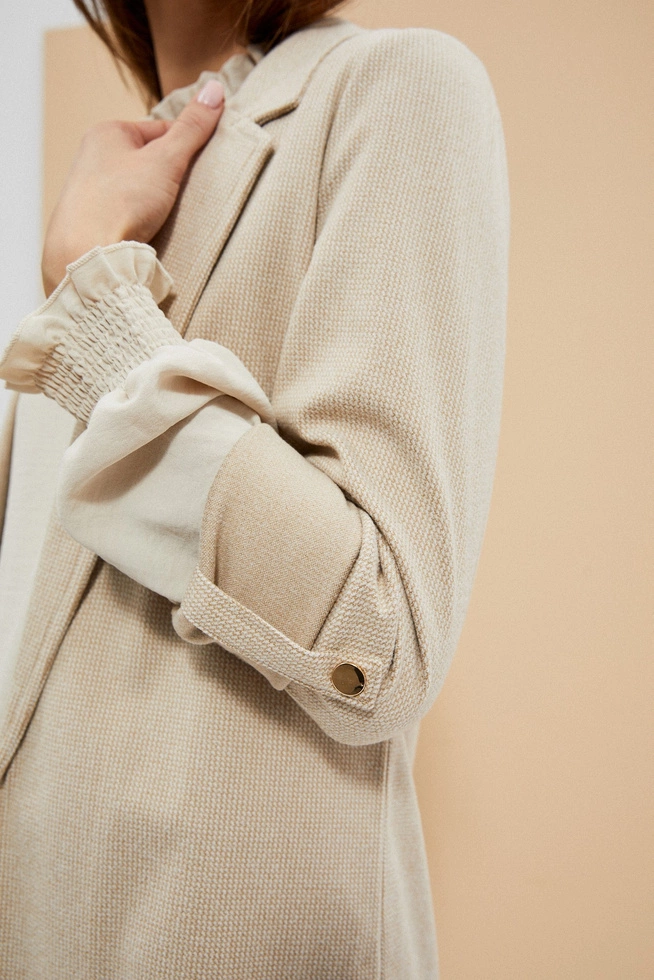 MARYNARKA DAMSKA L-MR-4005 D.BEIGE
