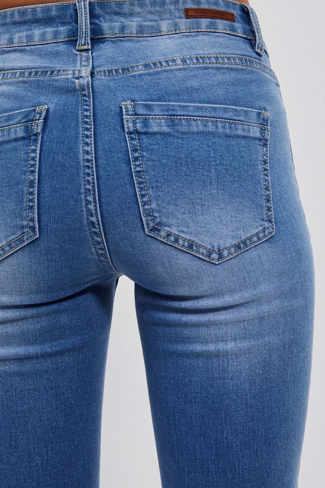 LADIES JEANS L-JE-4012 BLUE