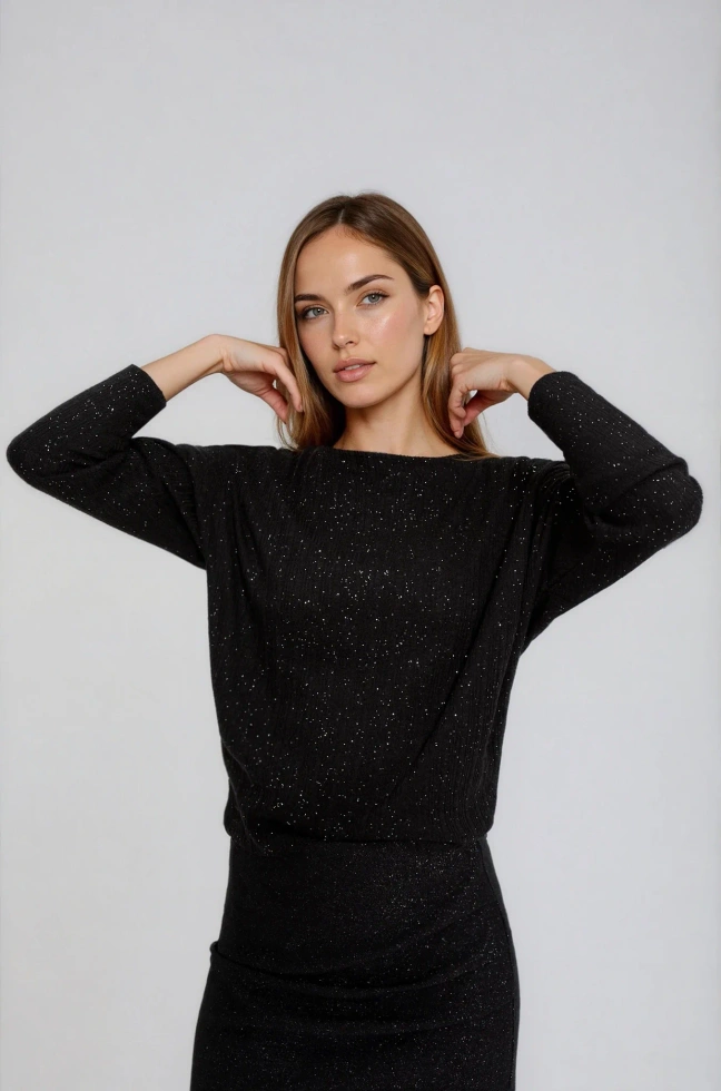 WOMEN'S LONGSLEEVE Z-TS-4831 BLACK