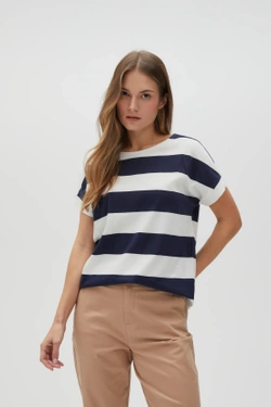 WOMEN'S TSHIRT L-TS-4607 NAVY