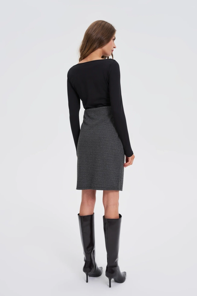 WOMEN'S SKIRT Z-SC-4803 GRAPHITE