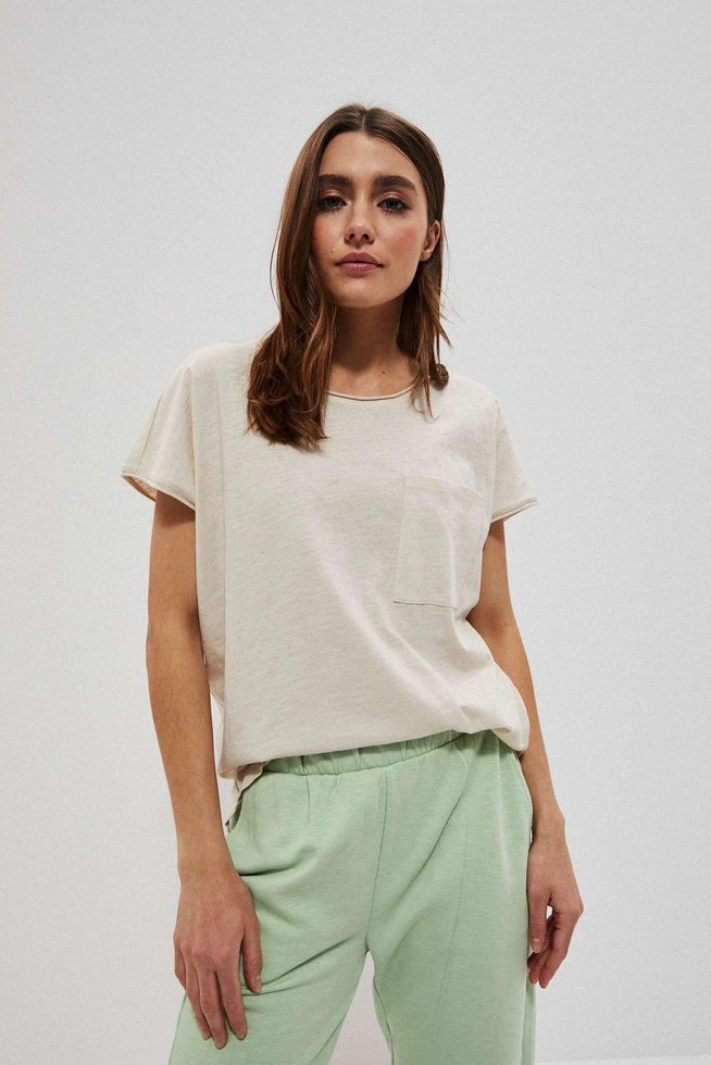 Cotton t-shirt with a pocket