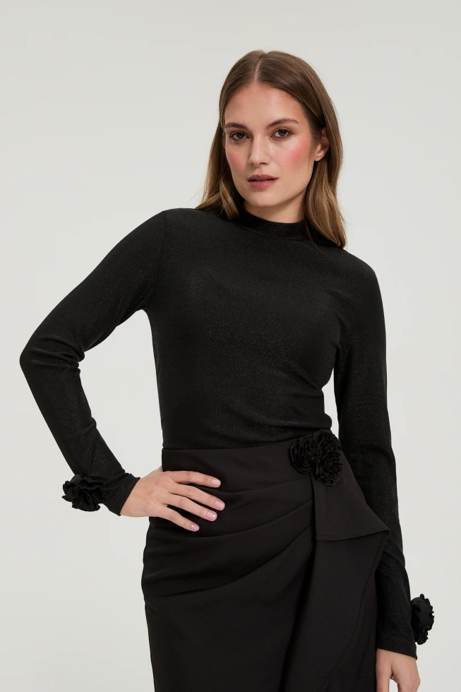 BLUZKA DAMSKA Z-TS-4822 BLACK-pakiet