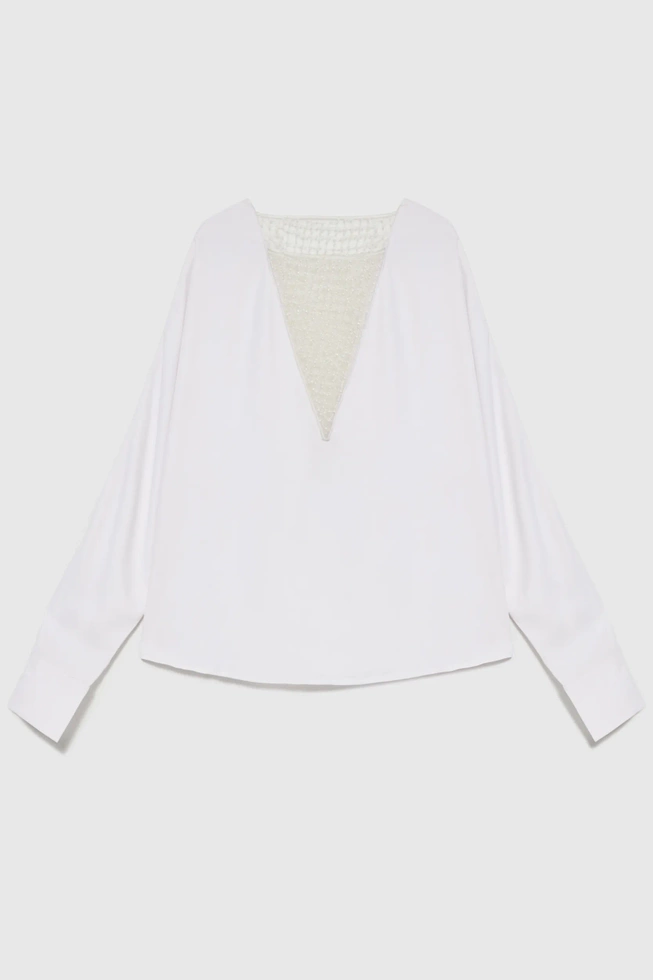 WOMEN'S SHIRT Z-KO-4535 OFF WHITE