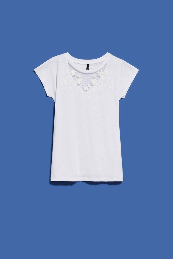 LADIES TSHIRT L-TS-4072 WHITE