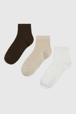 SKARPETKI DAMSKIE Z-SK-4511 L.BEIGE MEL-pakiet