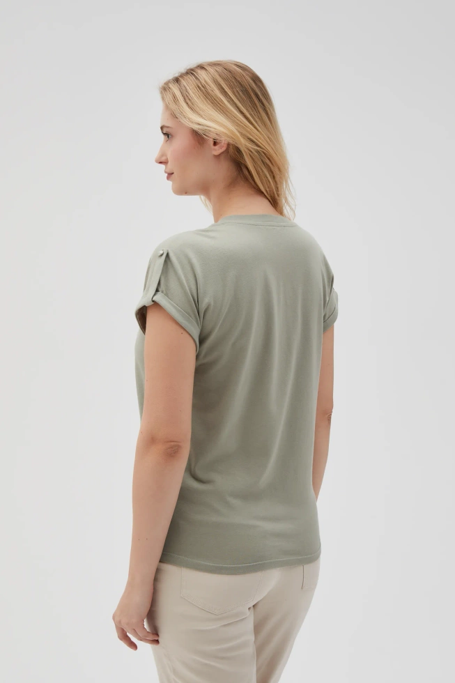 WOMEN'S TSHIRT L-TS-4621 OLIVE-set