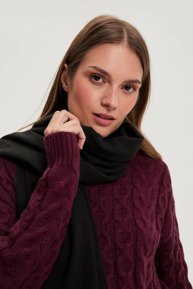 WOMEN'S SCARF Z-SZ-4807 BLACK
