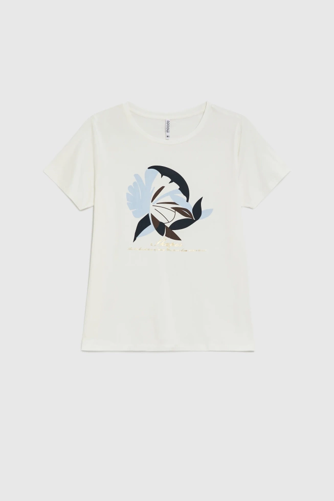 WOMEN'S TSHIRT L-TS-5003 OFF WHITE-set