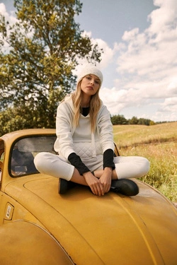 BLUZA Z-BL-3915 OFF WHITE