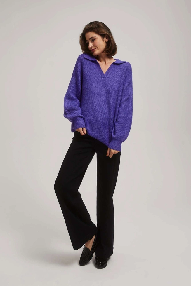 SWETER DAMSKI Z-SW-4225 VIOLET MEL