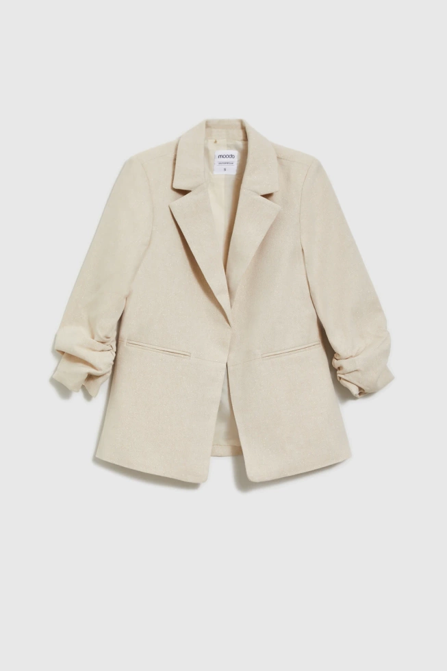 WOMEN'S JACKETS L-MR-4610 OFF WHITE